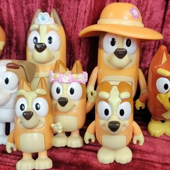 15X Bluey and Friends Family Figures Lot Assorted Figures FIGURE TOY TOYS RARE