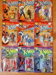 1991 Xmen Action Figures Complete Set Includes Complete Set Of Promo Cards