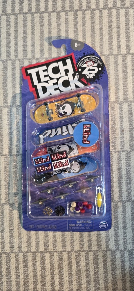 Blind 4 Pack Tech Deck Spin Master 25 Years Anniversary Fingerboard Skateboards