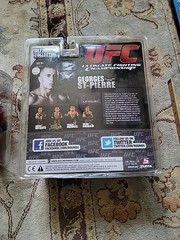 Georges St-Pierre GSP Figures UFC Belt Or Finger Ring W/ 2 Panini Prizm Cards
