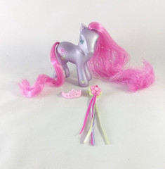 My Little Pony MLP G3 Petal Blossom Super Long Hair Pony Figure