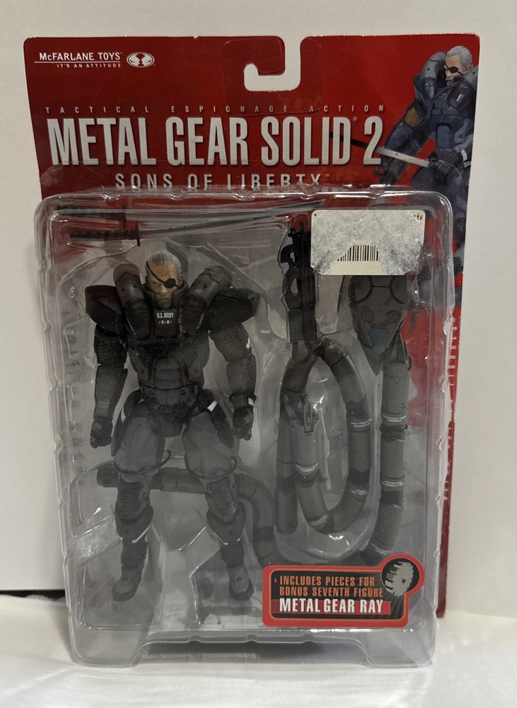 McFarlane Toys Metal Gear Solid 2 Sons Of Liberty Solidus Snake Action Figure