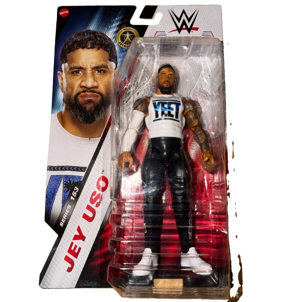 WWE Main Event Series 153 Jey Uso Wrestling Action Figure Damaged Read