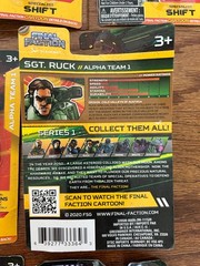 (10) 2020 “FINAL FACTION” {ALPHA TEAM 1/KHARN} (SERIES 1) Action Figure Lot NEW!