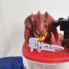 1989 Transformers G1 Monstructor Pretender Slog, Icepick & Birdbrain Mostly Comp