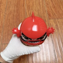Uky DayDreamer Red Dharmasanda 5″ Soft Vinyl Figure Sofubi Yuki Kaiju Japan 2023