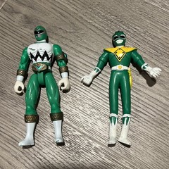 Vintage 1993-2000 MMPR Power Rangers Action Figures Green White Red Pink LOT