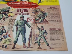 Vintage GI Joe Action Soldier Army Manual Catalog Advertising Fold Out Paper Lot