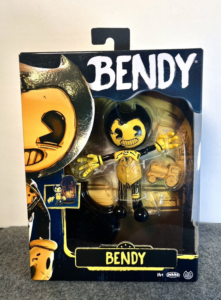 2024 JAKKS Pacific Bendy & The Ink Machine – BENDY (w/ Toy Train) Action Figure