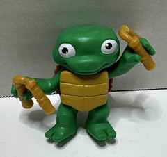 Just Play TMNT Michelangelo Turtle Action Figure w/ Nunchucks, 2023