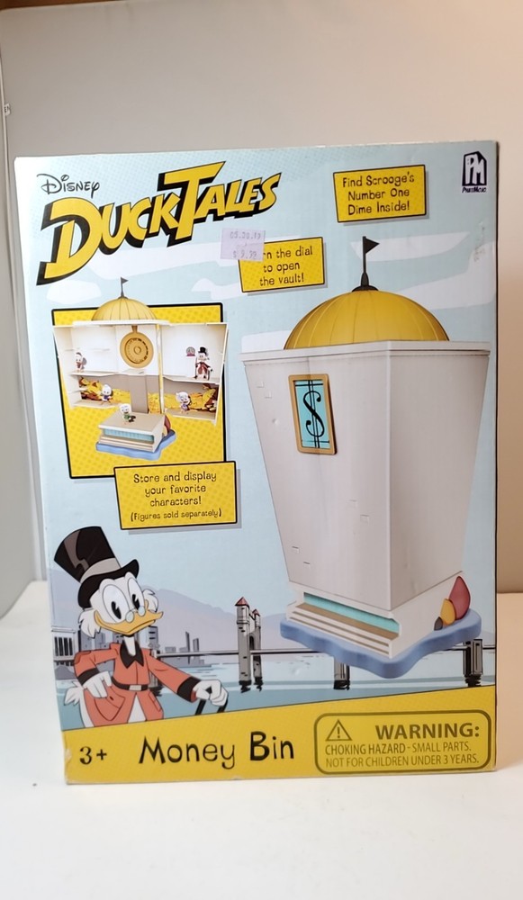 DISNEY DUCKTALES/ PHATMOJO/AGES 3 AND UP/ MONEY BIN.