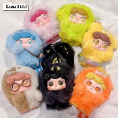 JOTOYS Q.kid Emotional Hairy Monsters Plush Blind box Confirmed Figure Toy Gift