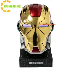 Iron Man MK17 Heart Breaker Helmet Gold English 1/1 Wearable Voice-control Props