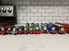 Thomas & Friends Huge Lot Of 35pcs Mixed Years VTG 90s 2000s Die Cast & Plastic