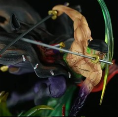 One Piece Roronoa Zoro Swordsman Detail Custom Made LED Light Action Figure