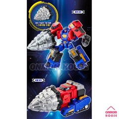 Metal Cardbot S ROCK CRUSH Drill Tank Transformer Robot Car Toy 2025