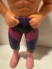 LJN Rick Rude WWF Wrestling Figure LJN Series 6 Black Card 1989