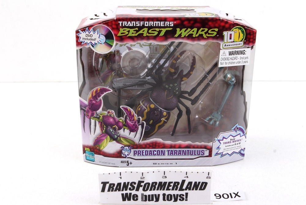 Transformers Beast Wars 10th Anniversary Voyager Predacon Tarantulus NEW