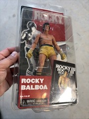 Rocky III ROCKY BALBOA (Gold Trunks) Figure NEW SEALED NECA