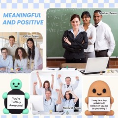 100 Mini Figures Gift Set with Positive Cards & Bags