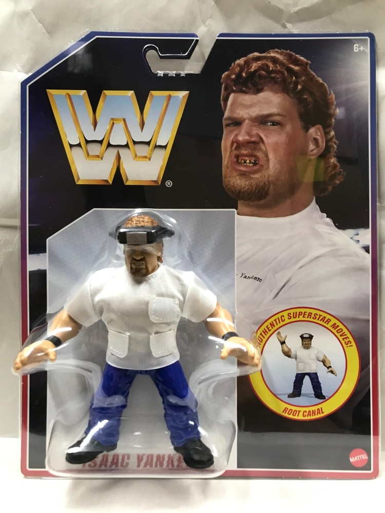 WWE MOC Mattel Retro Isaac Yankem AKA KANE Wave 6 New WWF Figure
