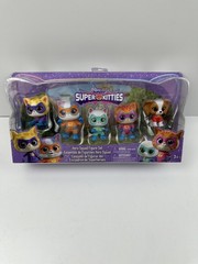 Disney Junior Super Kitties Hero Squad 5-Piece Action Figure Set NEW