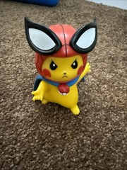 Sony Marvel Pikachu Pokemon Cosplay Spider Man 4” Anime Action Figure