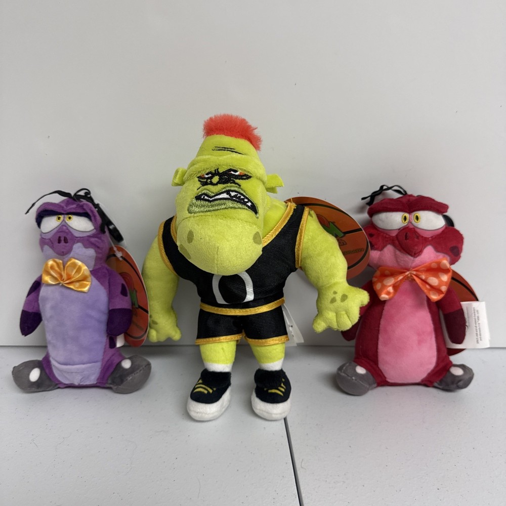 Space Jam 30th Anniversary Set Of 3 6-8 Inch Plush Bag Clips NEW