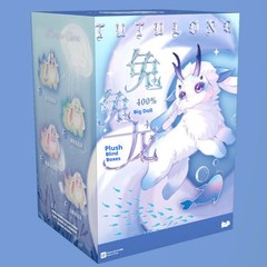 Rabbit Dragon Fantasy Biology 400% Big Doll Blind Box Series,Hairy Cartoon Gift