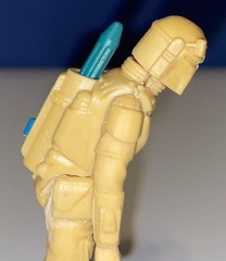 Custom Vintage STAR WARS L-Slot Rocket Firing Boba Fett Replica 3.75″ Figure Tan