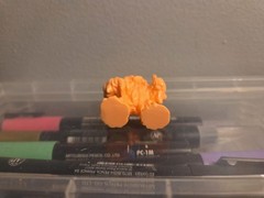 Bad Eggz Bunch Hard Plastic Orange #23 YolkYuK