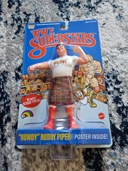 Mattel WWE Superstars LJN Series 3 Rock Roddy Piper & Jake the Snake Chase Black