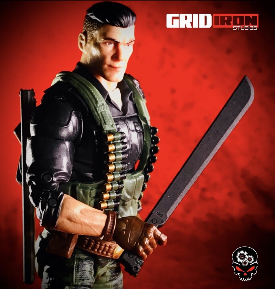 1:12 Machete w/ Sheath or G.I. Joe Classified Marvel Legends 6” Weapons GA91