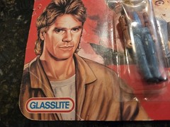 1993 Macgyver Figure Glasslite Brazil NEW NIB ULTRA RARE PLEASE READ
