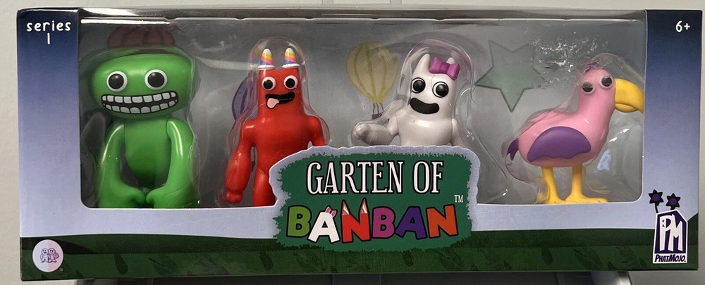 Garten Of BanBan MIni Collectible 4 Figure Set Josh Oplia BanBan Banbaleena