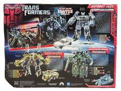 Transformers 2007 Movie Deluxe 3 Pack Jazz Brawl Bonecrusher Set Figure Bundle