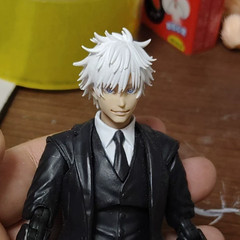 for 6″ Romankey Vtoys Figure Body1/12 Jujutsu Kaisen Gojo Satoru Head Carving