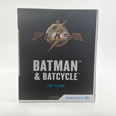 McFarlane DC Multiverse Batman and Batcycle The Flash Movie 7 Inch Figure Set
