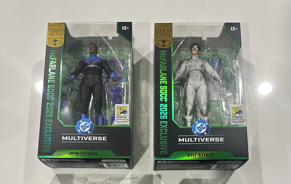 SDCC 2026 MCFARLANE DC MULTIVERSE JOHN STEWART Kyle Rayner Lot