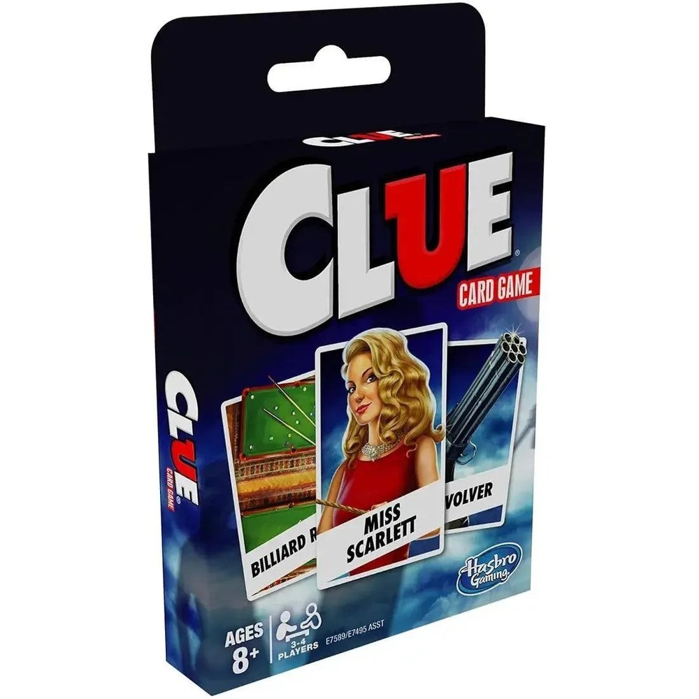 Clue – Social Deduction Mystery Card Game for Family, Adults, and Children (3-4