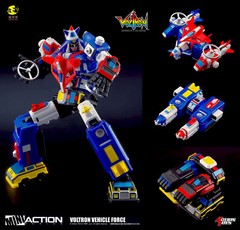 Action Toys Mini Action 9 09 Voltron Vehicle Force 15 Fleet Dairugger XV Figure