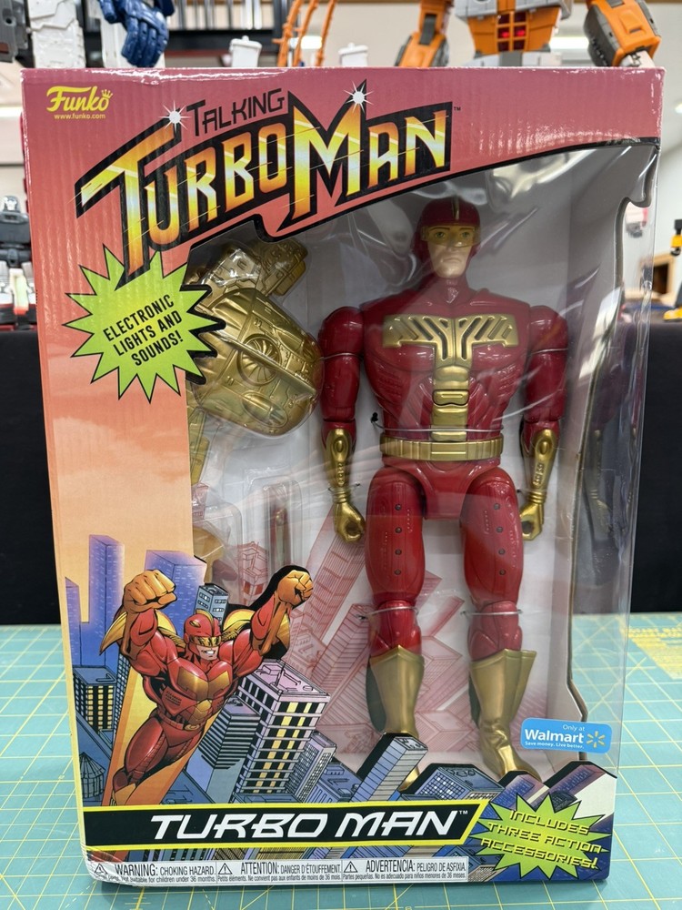 Funko Talking Turbo Man 13.5″ Action Figure 2021 Exclusive New In Box