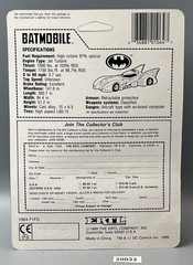 BATMAN BATMOBILE 1989 UNPUNCHED Die-Cast Metal Action Figure ERTL NEW