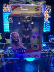 WWE Mattel Elite Series 87 Apollo Crews Chase White Trunks NIB Defender Case