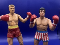 ROCKY VS DRAGO • ROCKY IV NECA FIGURES