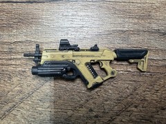 Valaverse Action Force Weathered Sub machine Gun Rifle Fodder GI Joe Classified