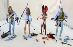 McFarlane Toys Avatar Fire And Ash Lot Jake Sully, Neytiri, Varang, Quaritch