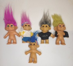 VTG 90′ Ugly Troll’s Russ & TNT Figures Lot of 5