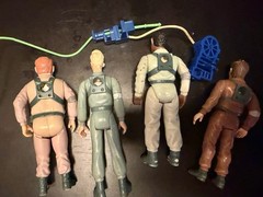 Vintage Kenner The Real Ghostbusters Peter Ray Egon Winston W/Proton Pack