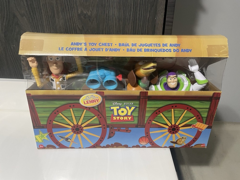 Andy’s Toy Chest Toy Story Pixar Woody Buzz Mattel Figure